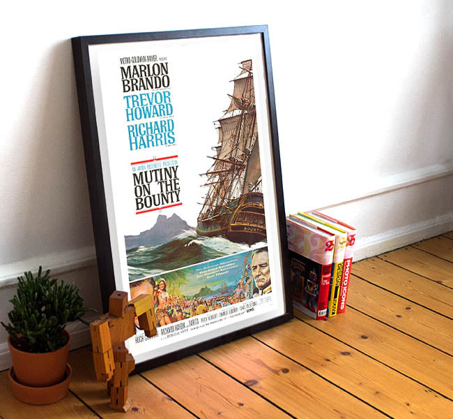 Mutiny on the Bounty - 11 x 17 Movie Poster (1962 Reprint)