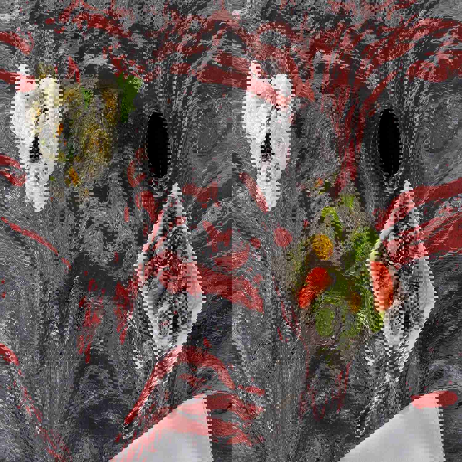 WINE RED ALLOY Resin Countertop System