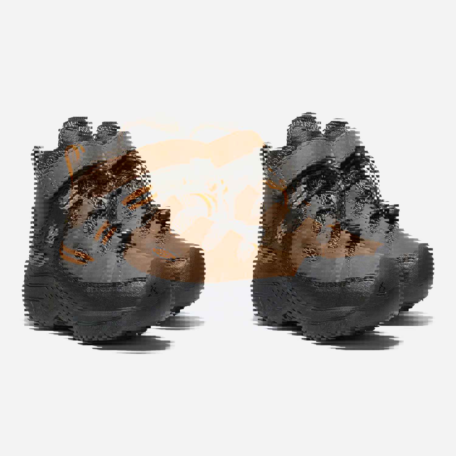 Keen Targhee Waterproof Boot for Kids - Dark Earth / Golden Brown