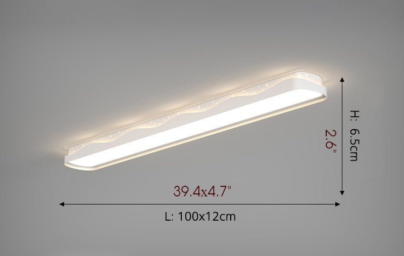 MIRODEMI® Modern Rectangle LED Ceiling Lamp - Corridor, Bedroom, Kitchen Lighting
