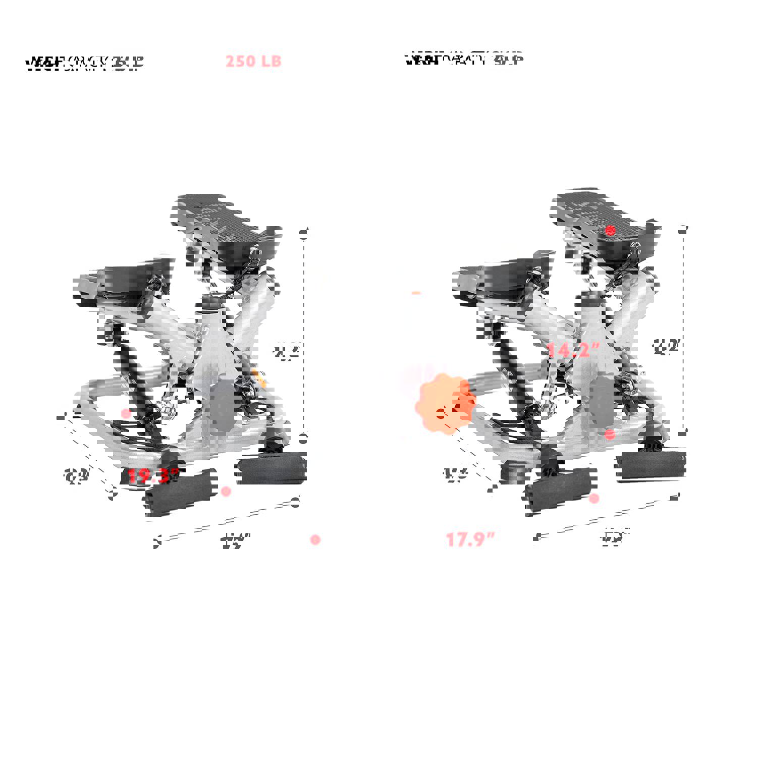 Sunny Health & Fitness Total Body Advanced Stepper Machine