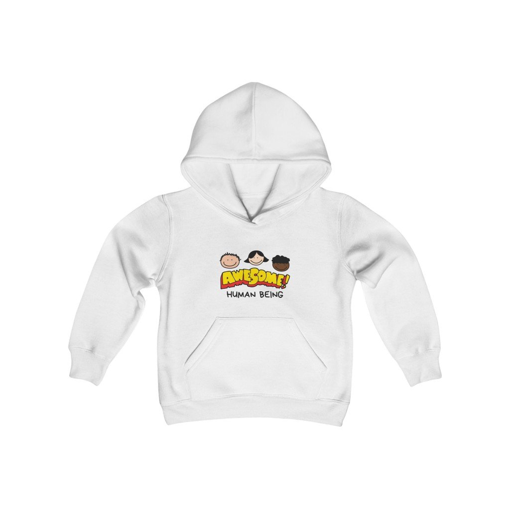 Awesome Human - Wonderfully Made Kids Heavy Blend Hoodie