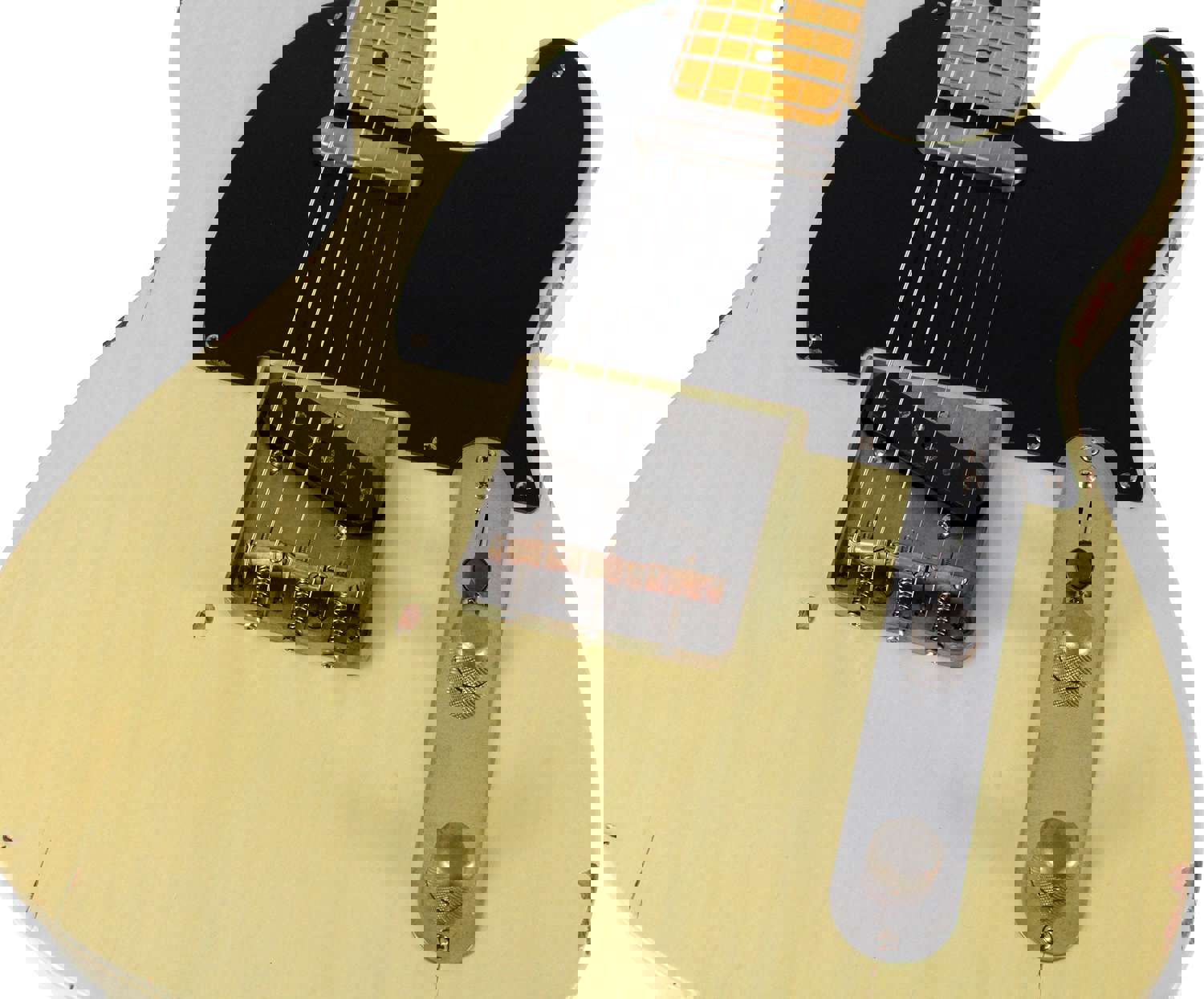 Nash T-52 Guitar in Mary Kaye White with Medium Aging