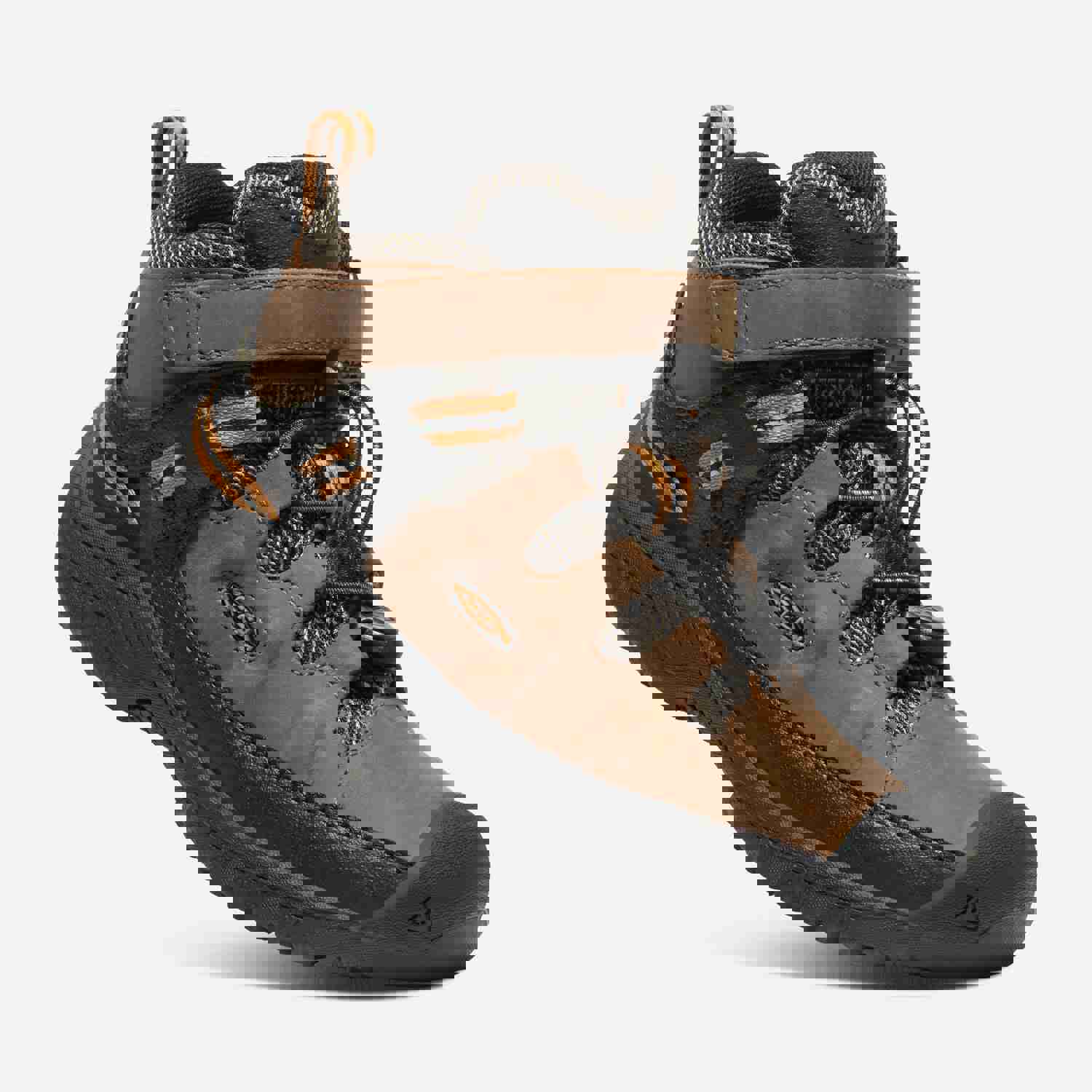 Keen Targhee Waterproof Boot for Kids - Dark Earth / Golden Brown