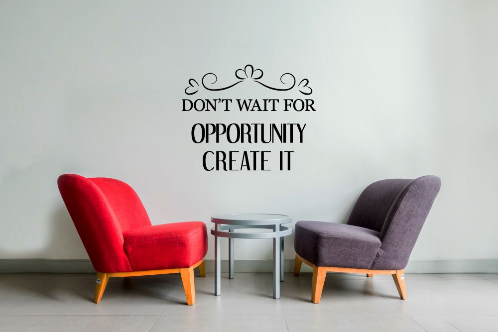 Positive Quotes Vinyl Wall Sticker - Motivational Wall Decal