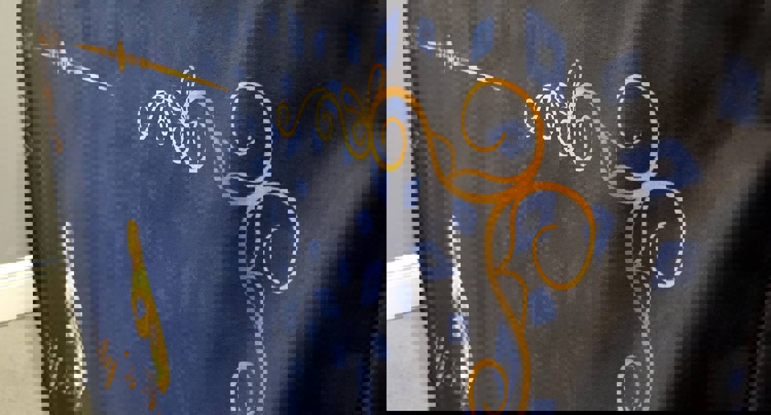4 Custom Printed Velvet Table Throw - All Over Print
