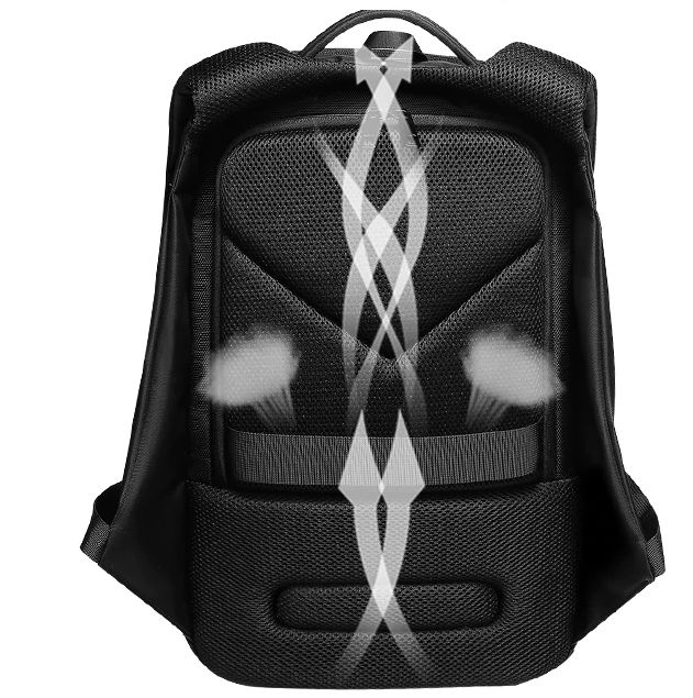 Men's Travel Backpack with Anti-Theft Design, Large Capacity, USB Charging & Waterproof
