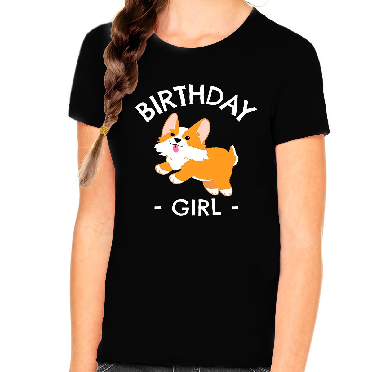 Cute Dog Birthday Shirt for Toddler Girls - Birthday Girl Gift