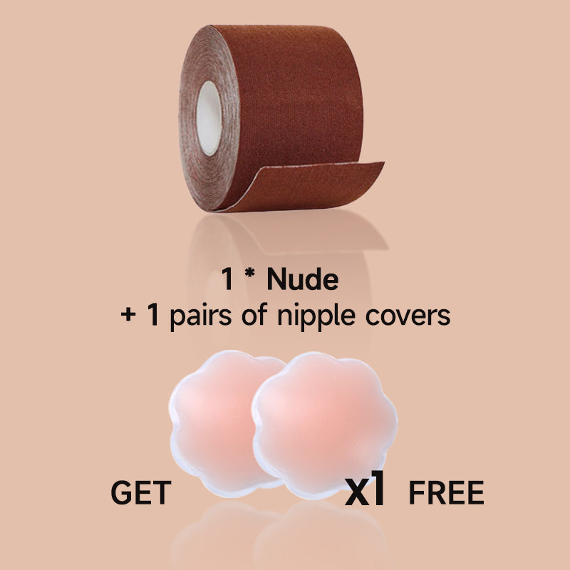 LauraCollection® Sticky Boob Tape [BUY 1 GET 2 FREE] - BROWN