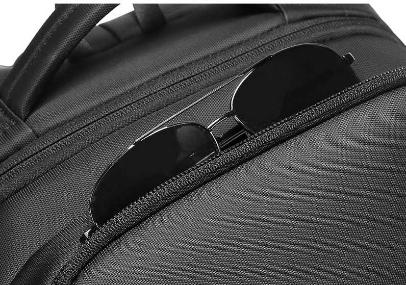 Men's Travel Backpack with Anti-Theft Design, Large Capacity, USB Charging & Waterproof