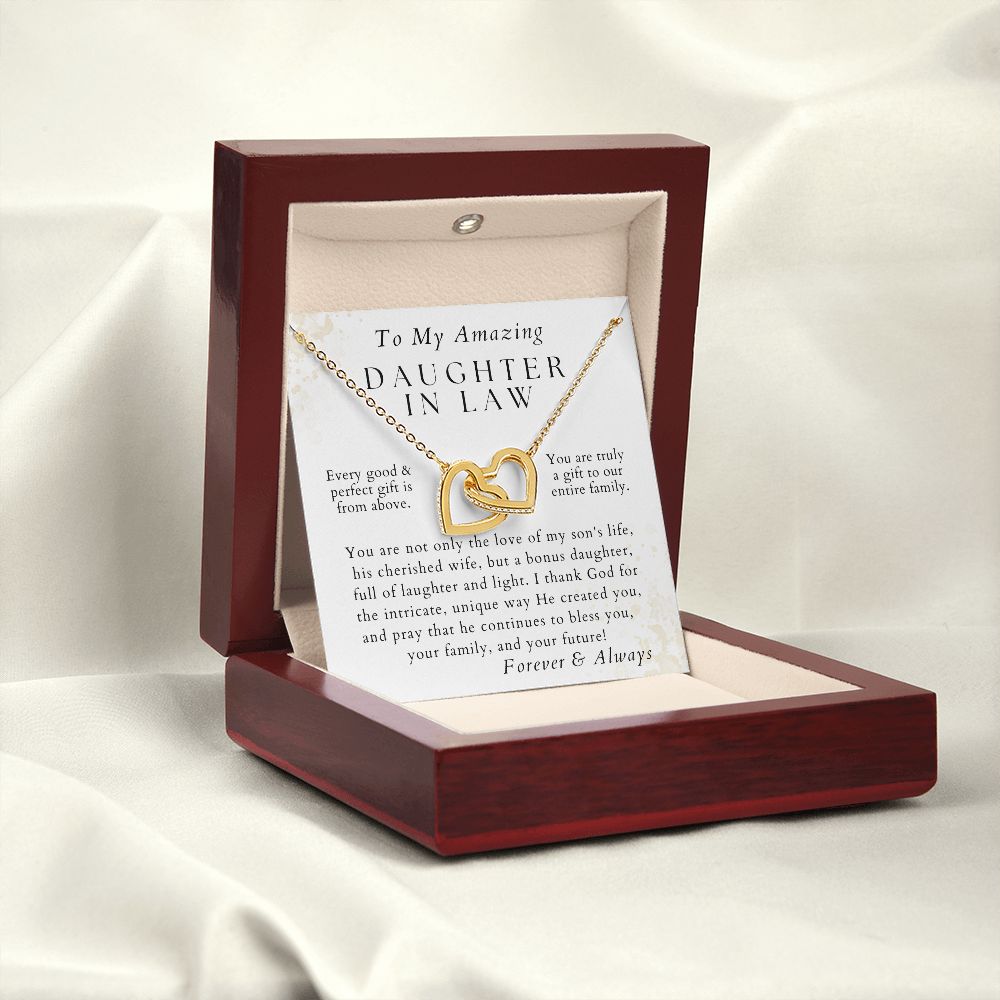 Laughter and Light - Gift for Daughter in Law - From Mother in Law or Father in Law - Christmas Gifts, Wedding Present, Anniversary Gift
