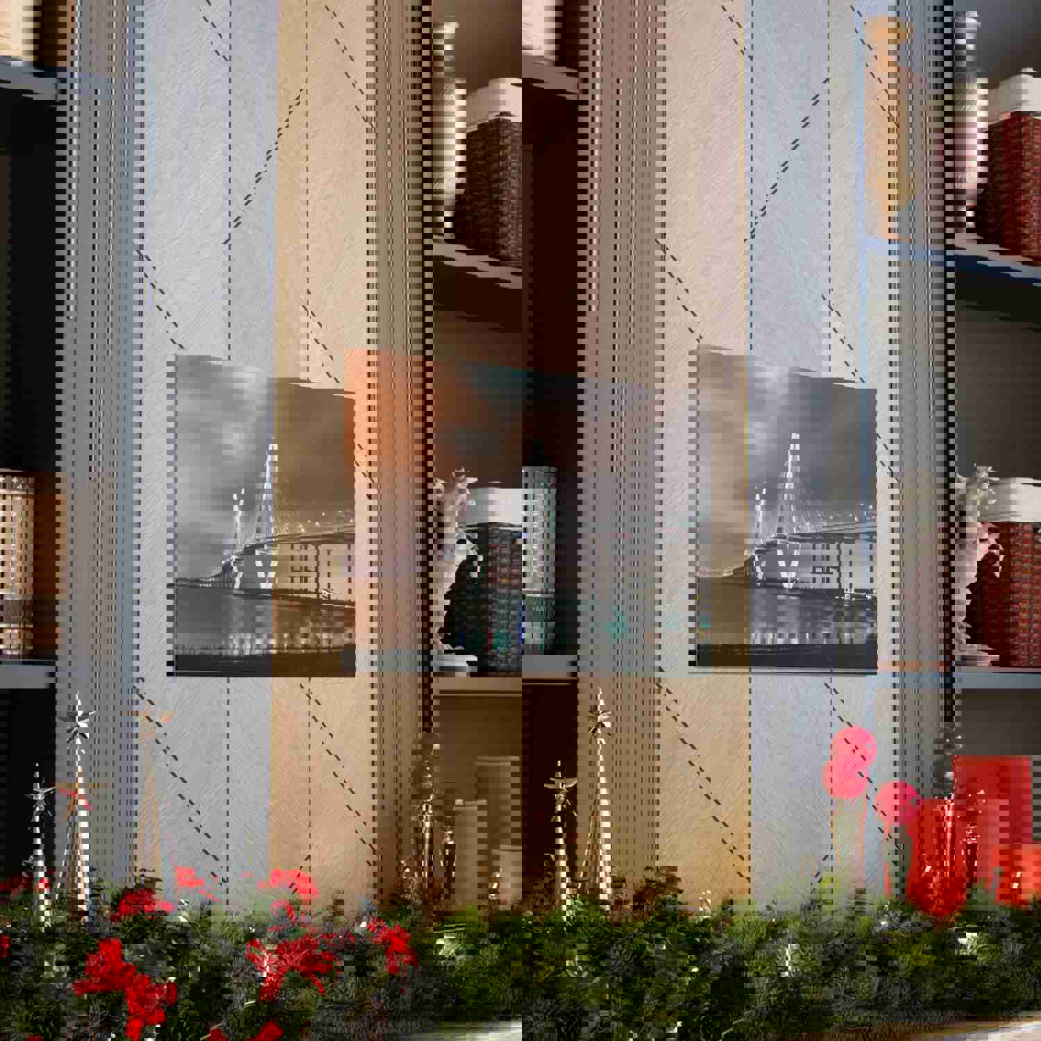 River Bridge Charleston South Carolina Nature Wilderness Photography Canvas Wall Art