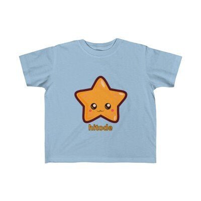 Cute Starfish Toddler T-Shirt - Kawaii Kids Clothing with Japanese Food Design