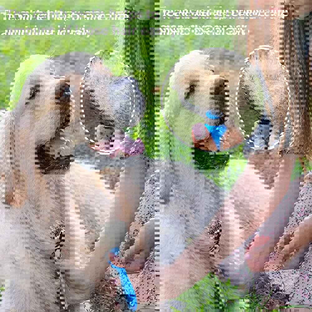 Multifunctional Pet Hair Removal Brush - Self-cleaning Comb for Dogs and Cats