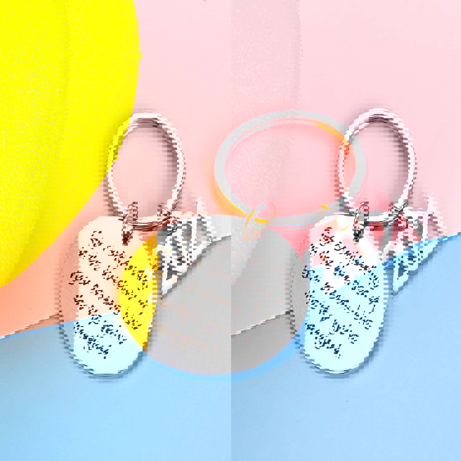 2021 Graduation Inspirational Keychain Gift for Seniors