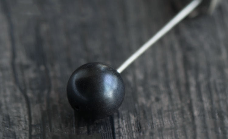 Handmade Ebony Pendant Long Necklace - Unique Jewelry for Men & Women