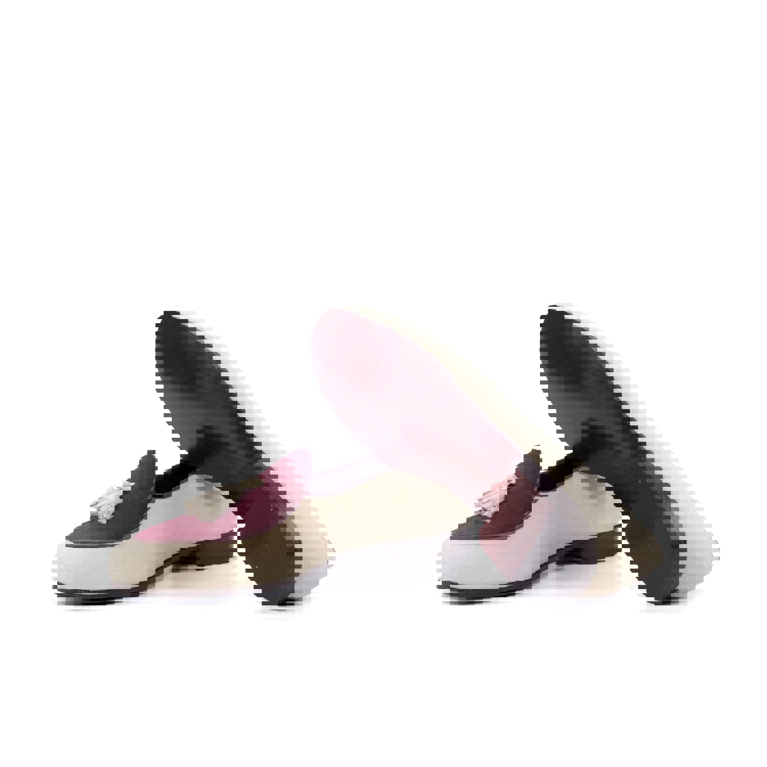 DapperFam Marcello Mens Italian Leather & Suede Belgian Slipper