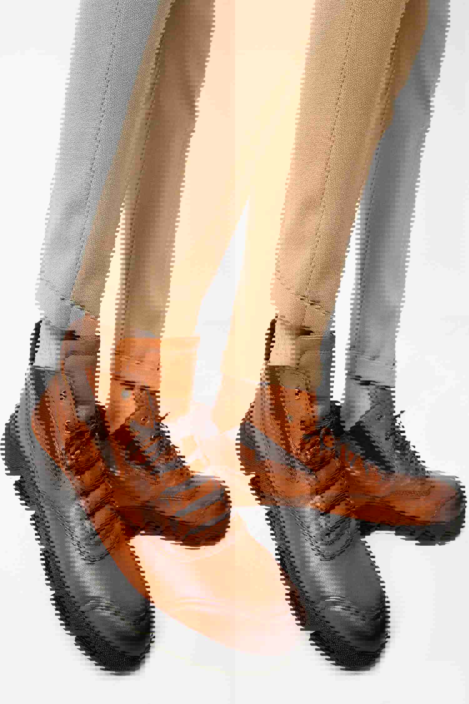 Montana Tan Leather Casual Men Boot