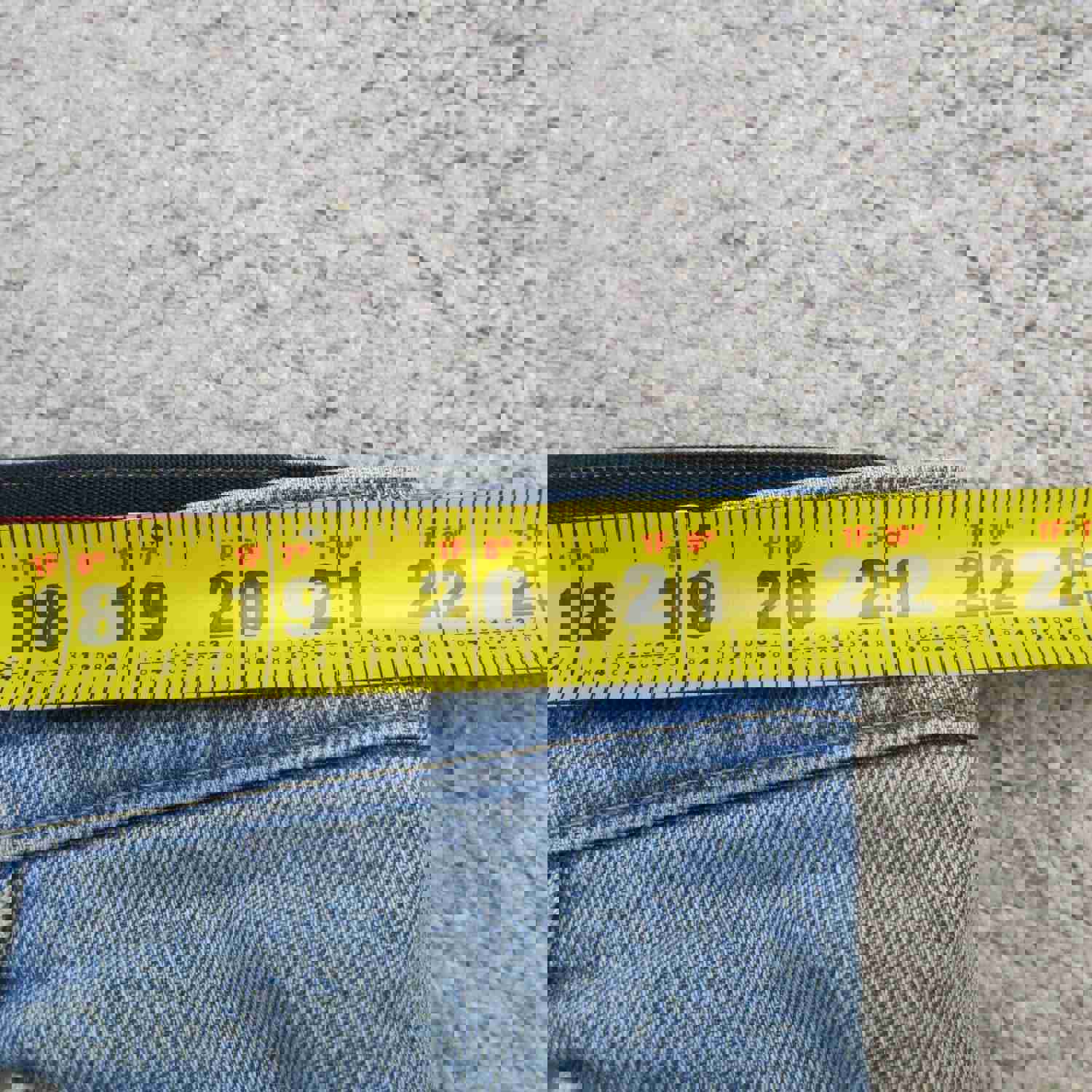 Wrangler Men's Blue Denim Straight Leg Jeans W44XL30