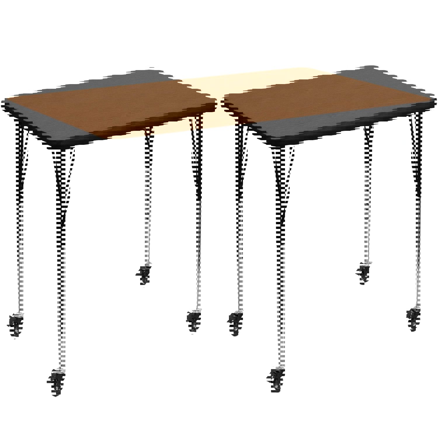 Wren Mobile 36W x 72L Rectangular HP Laminate Activity Table - Standard Height Adjustable Legs