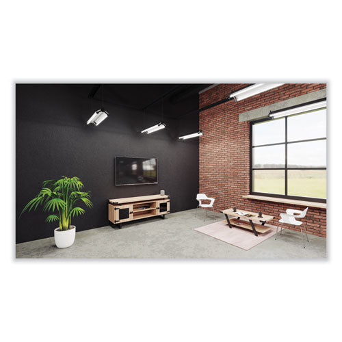 Safco Mirella™ Coffee Table - Rectangular 48x23.75x16, Sand Dune Top with Black Base