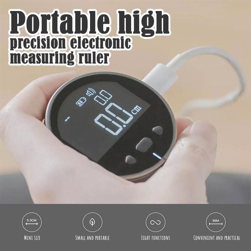 New Portable Electronic Measuring Ruler Multifunctional Tape Measure HD LCD Display