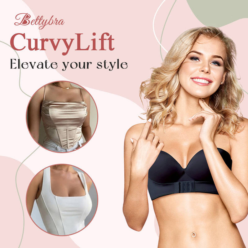 BETTYBRA® Invisible Strapless Super Push Up Bra - Buy One Get Two Free (Black)