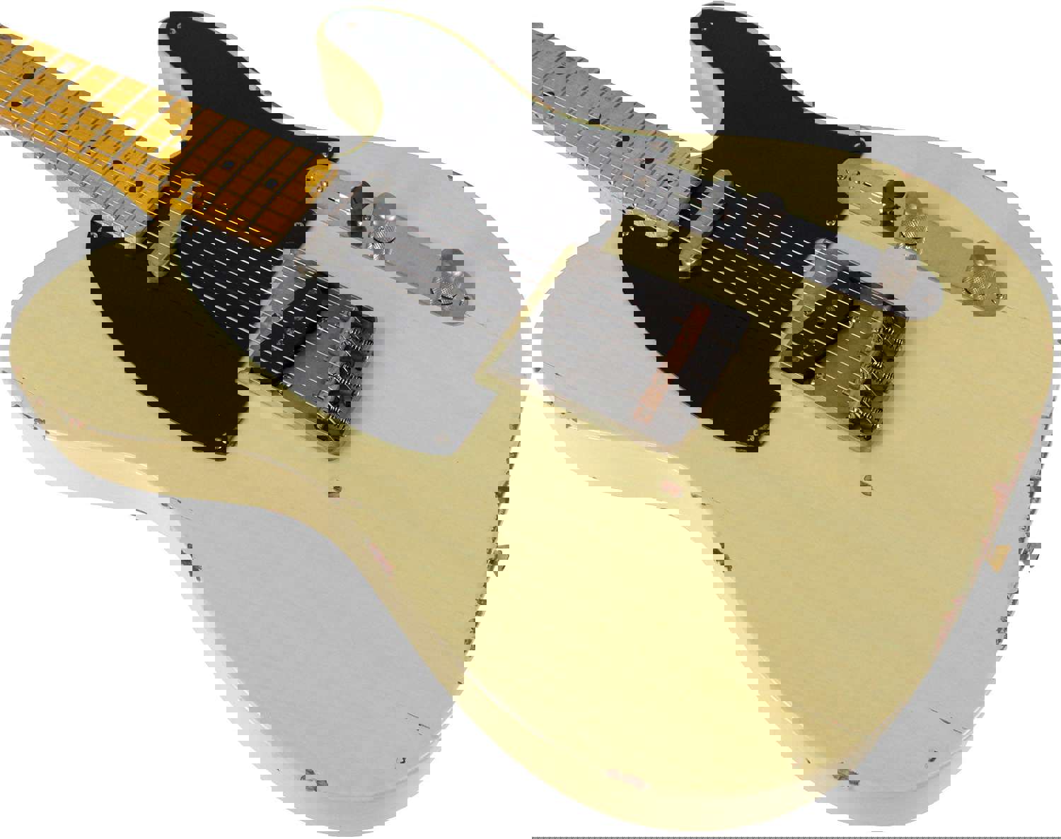 Nash T-52 Guitar in Mary Kaye White with Medium Aging