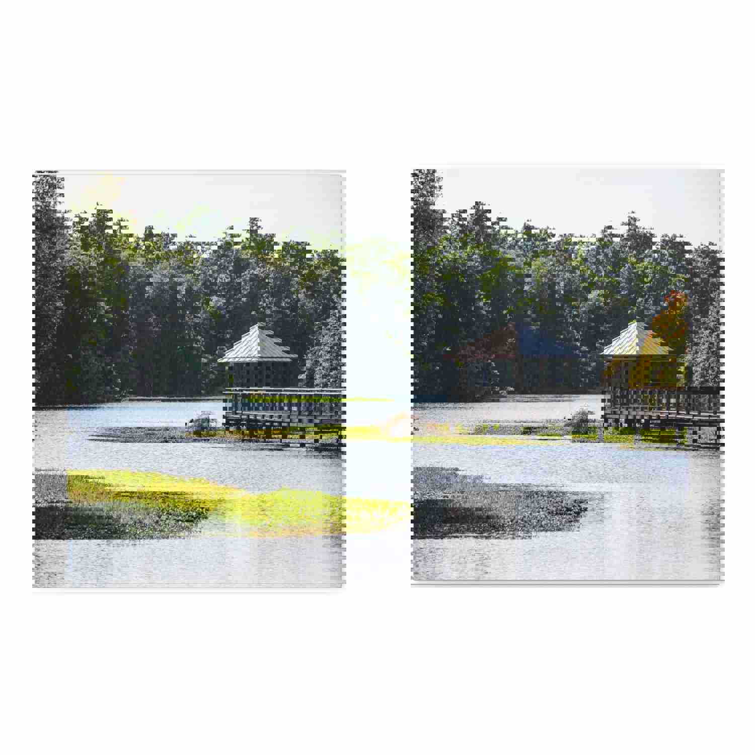 Prairie Lakes Park Canvas Wall Art for Home Decor Ready-to-Hang