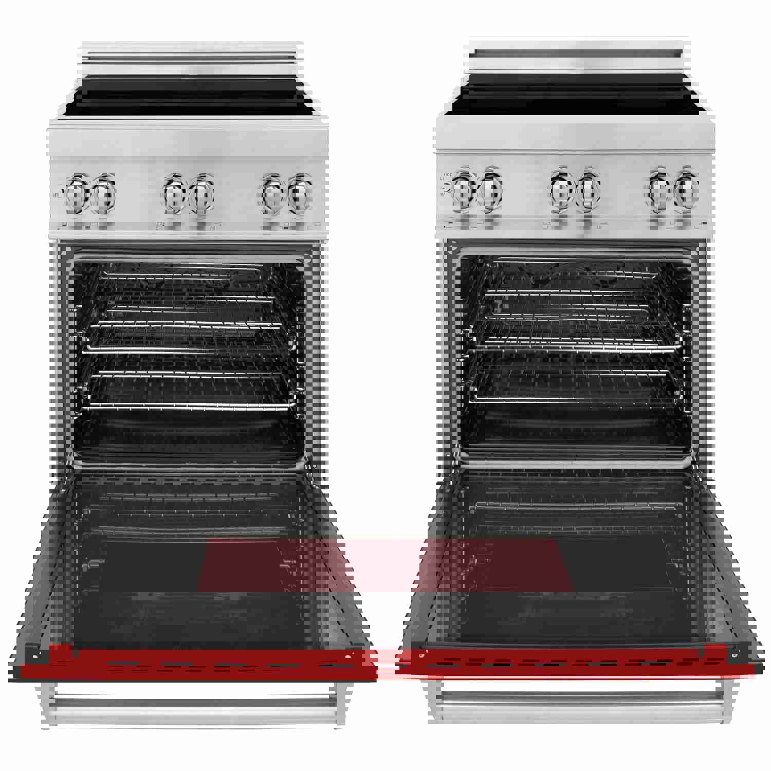 ZLINE 36-Inch 4.6 cu. ft. Induction Range with 4 Element Stove & Electric Oven in Red Gloss