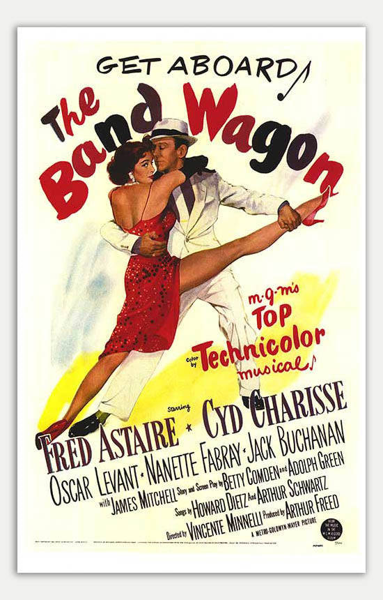 Band Wagon - 11 x 17 Movie Poster (1953 Reprint, Style B)