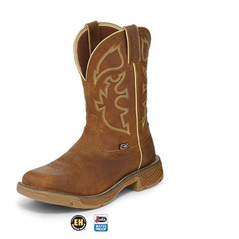Justin Mens Stampede Rush Waterproof Work Boot