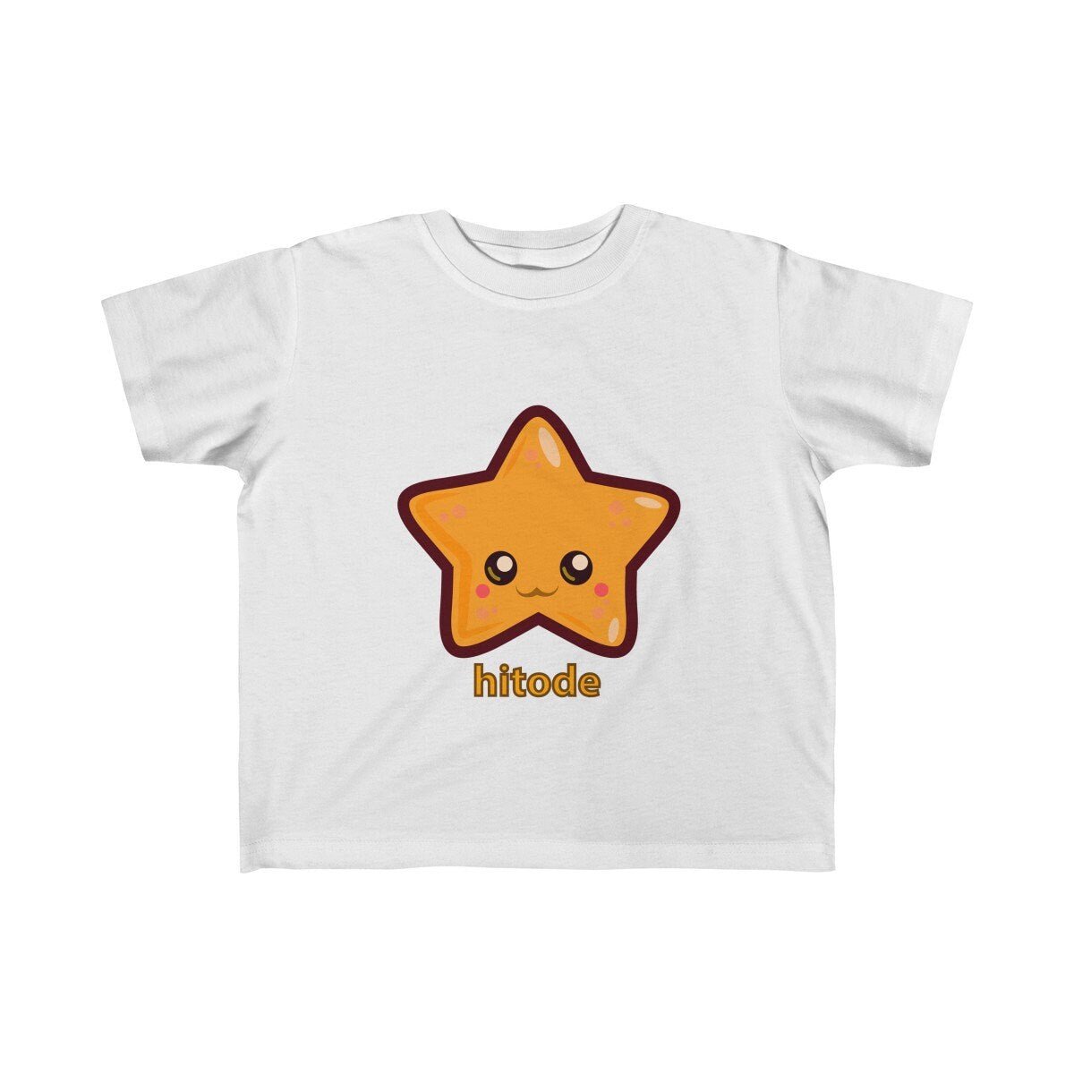 Cute Starfish Toddler T-Shirt - Kawaii Kids Clothing with Japanese Food Design
