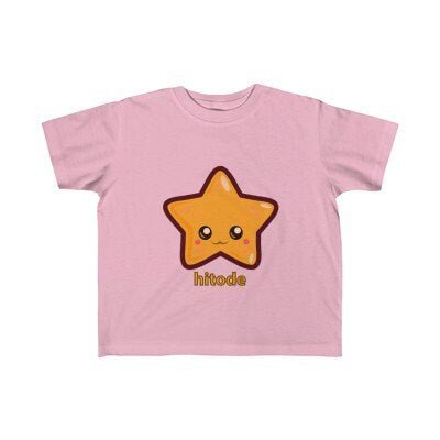 Cute Starfish Toddler T-Shirt - Kawaii Kids Clothing with Japanese Food Design