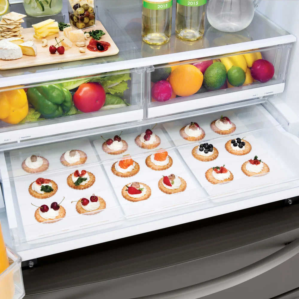 LG - 29 cu. ft. 4-Door French Door Refrigerator with External Water Dispenser and Ice Maker