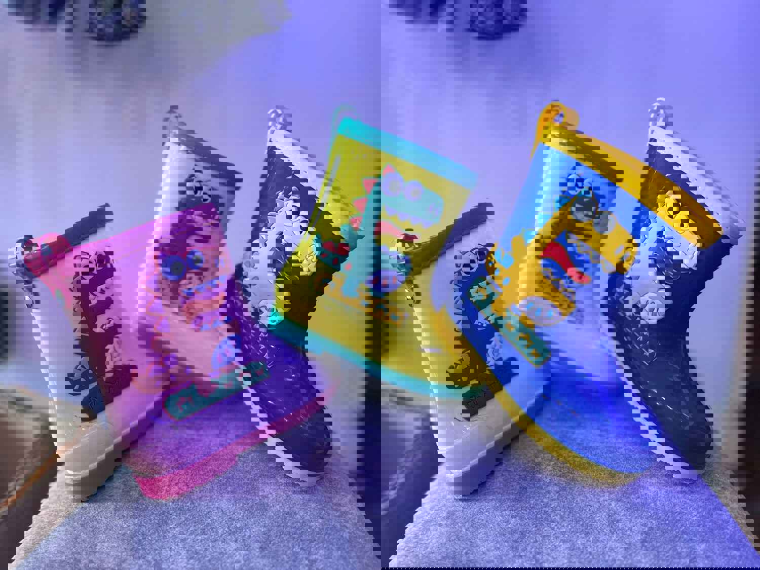 Baby Dinosaurs Waterproof Boots - New Style for Rainy Days