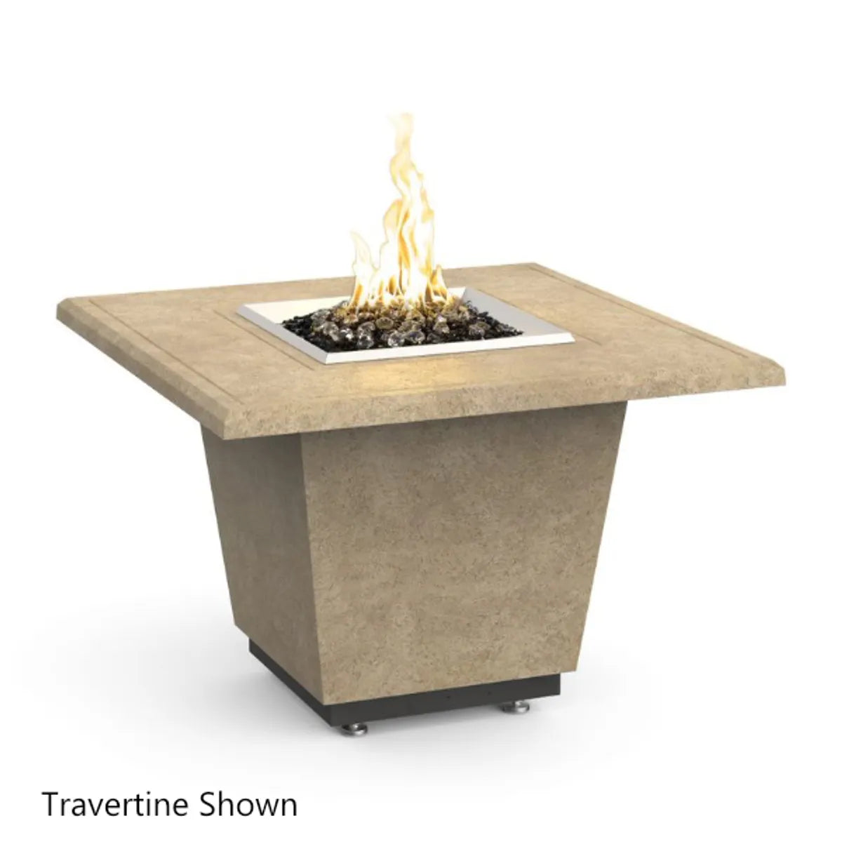American Fyre Designs Cosmopolitan Square Outdoor Gas Firetable