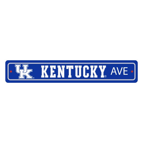 Kentucky Wildcats NCAA Street Sign by Fanmats - Officially Licensed, Made in USA