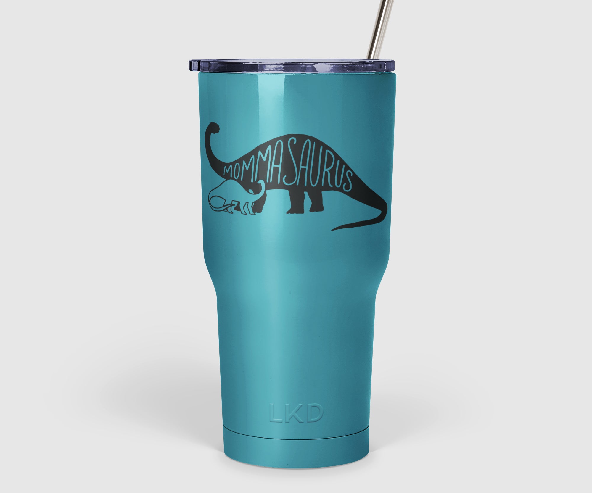 Mommasaurus Vinyl Decal Sticker - Dinosaur Silhouette for Moms