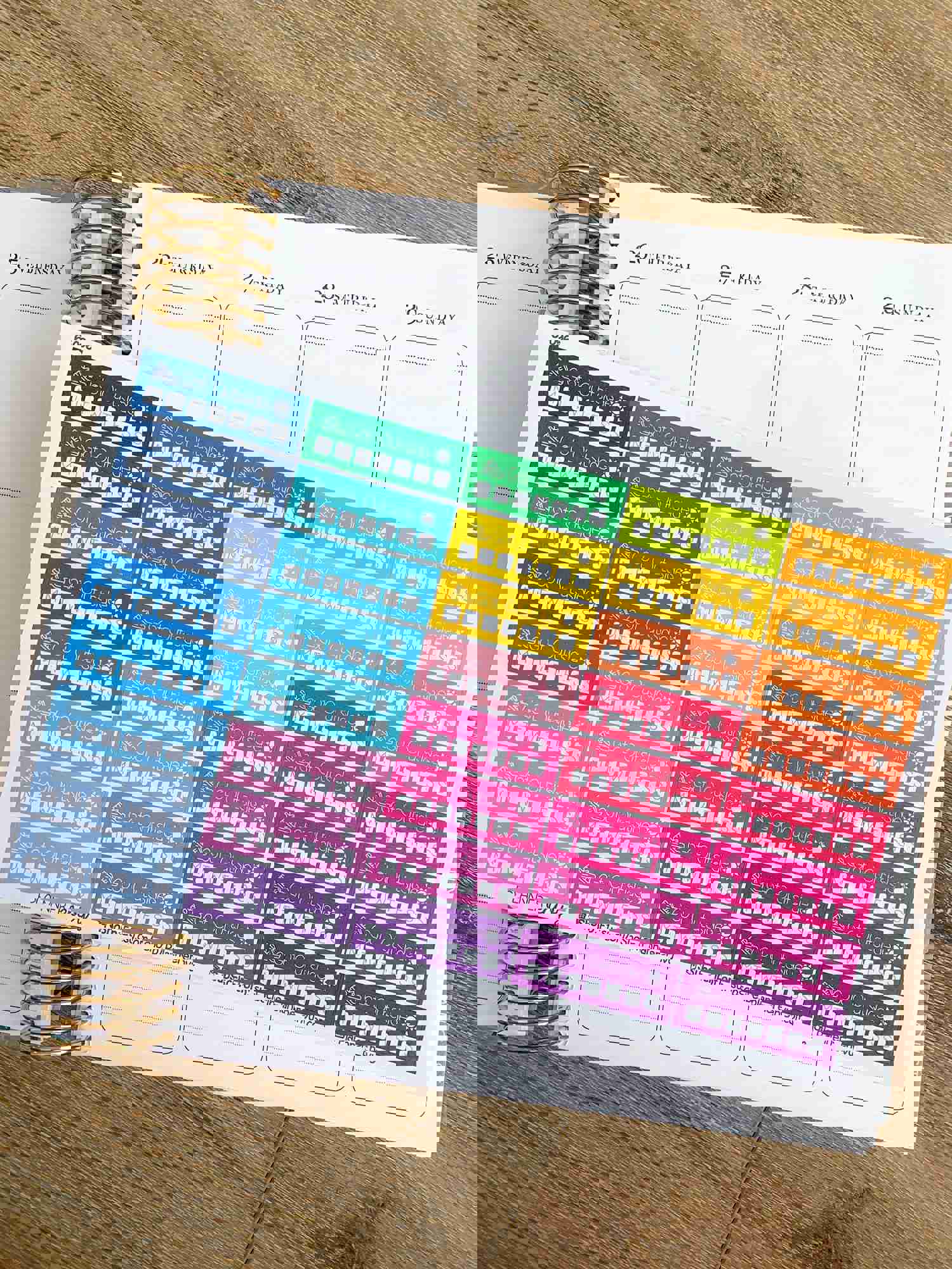 Fitness Outdoors Walking Biking Planner Stickers for Erin Condren Life Planner (ECLP) - 40 Outdoor Activity Stickers
