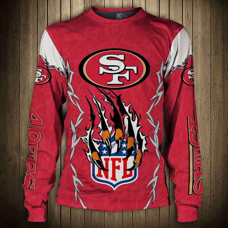 San Francisco 49ers Sweatshirts Claw