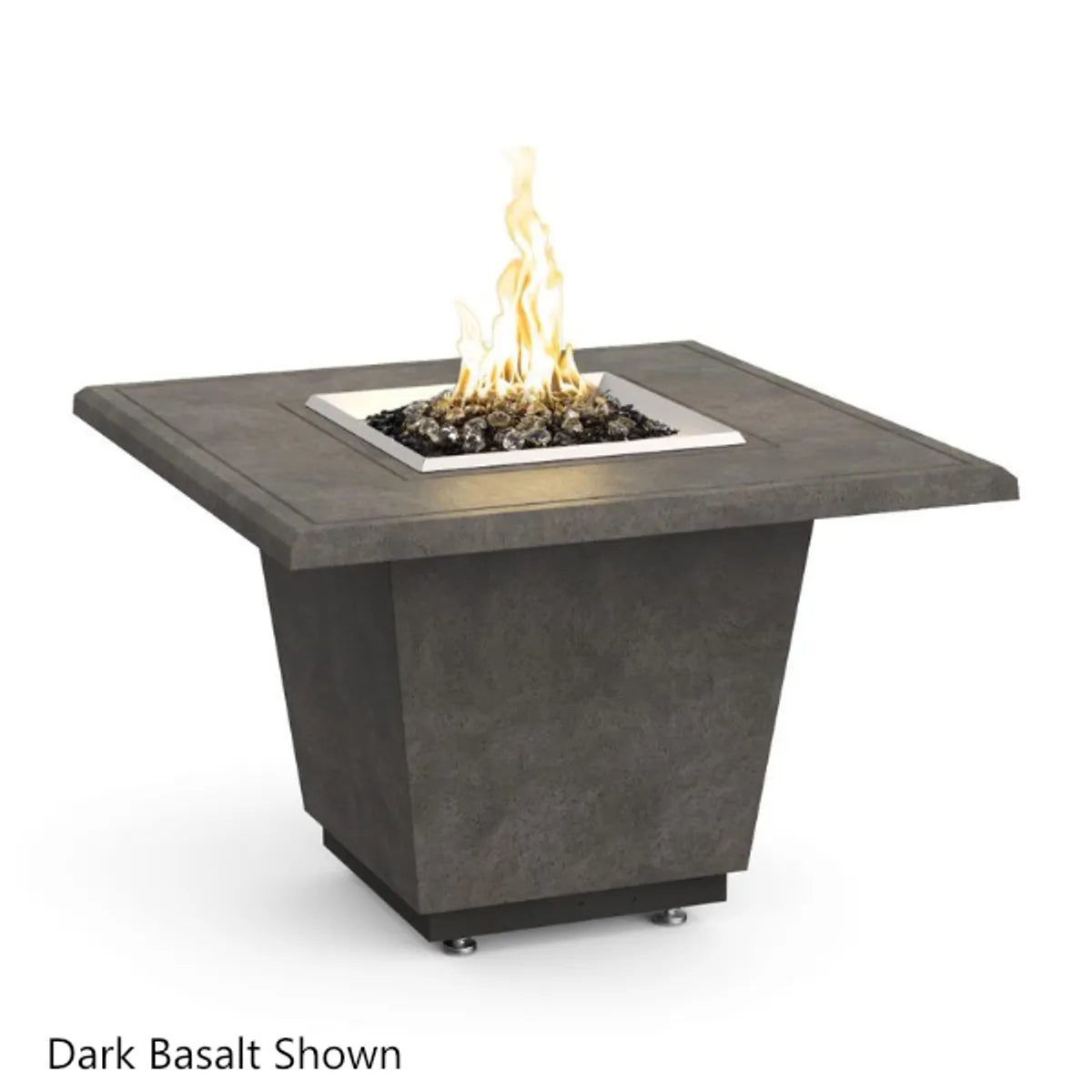 American Fyre Designs Cosmopolitan Square Outdoor Gas Firetable