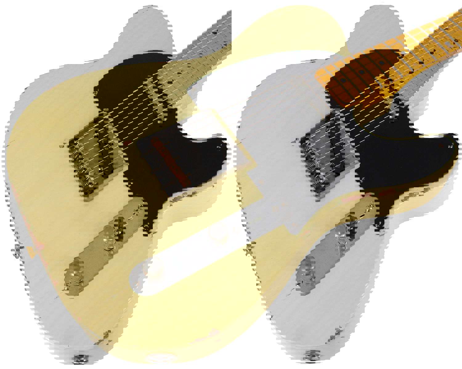 Nash T-52 Guitar in Mary Kaye White with Medium Aging