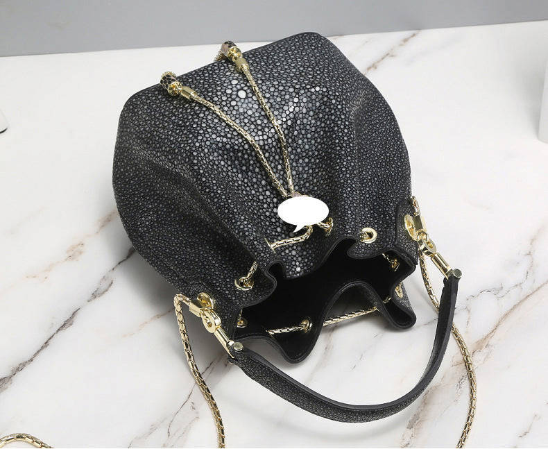 Pearl-Fish-Skin Bags - Large Capacity Women's Crossbody & Shoulder Bags