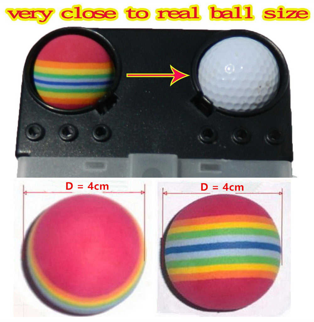 A99 Golf Rainbow Foam Practice Balls 50 Pcs with Bucket for Indoor & Outdoor Training