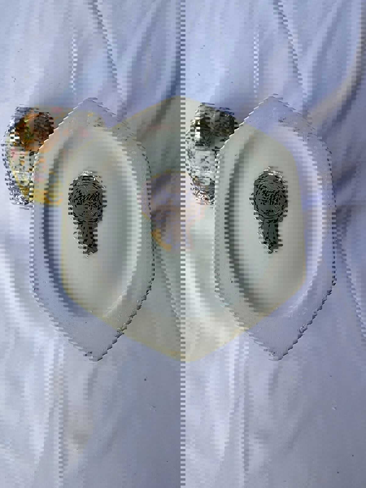 Vintage Japanese Famille Verte Green & Gold Birds Flowers Ginger Jar