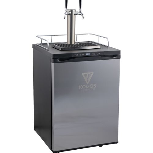 Komos® V2 Full Size Energy Efficient Wine Kegerator with Stainless Steel Intertap Faucets