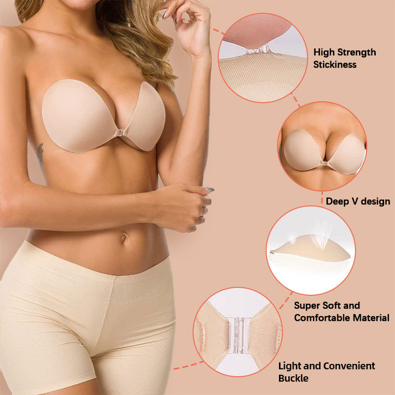 LauraCollection® Adhesive Reusable Invisible Push Up Bra - BUY 1 GET 2