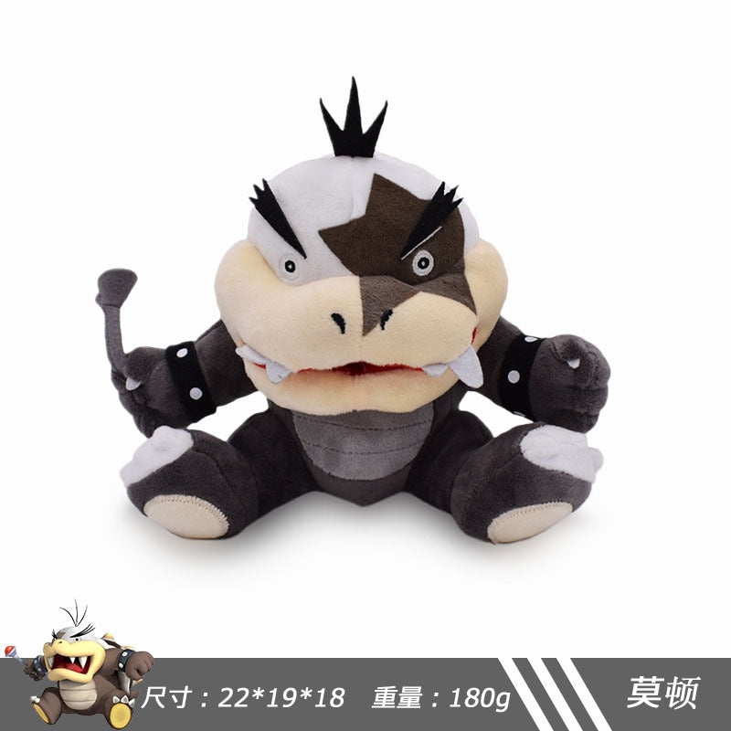 Super Bowser Koopalings Morton-Jr 16-23cm Roy Koopa Cartoon Toy Baby Son Doll Animal
