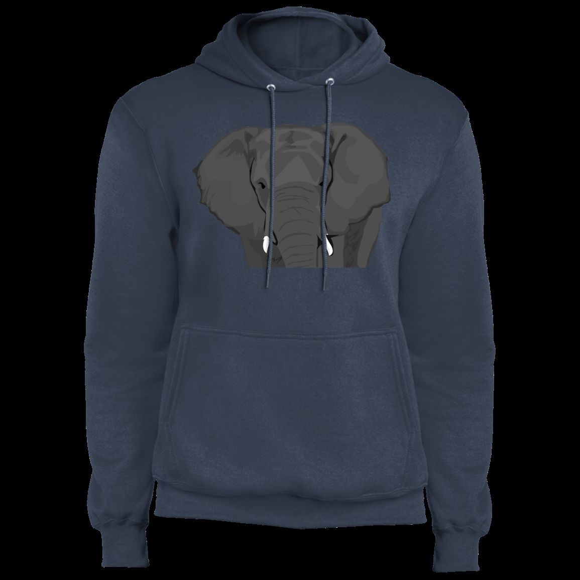 Elephant Fleece Pullover Hoodie
